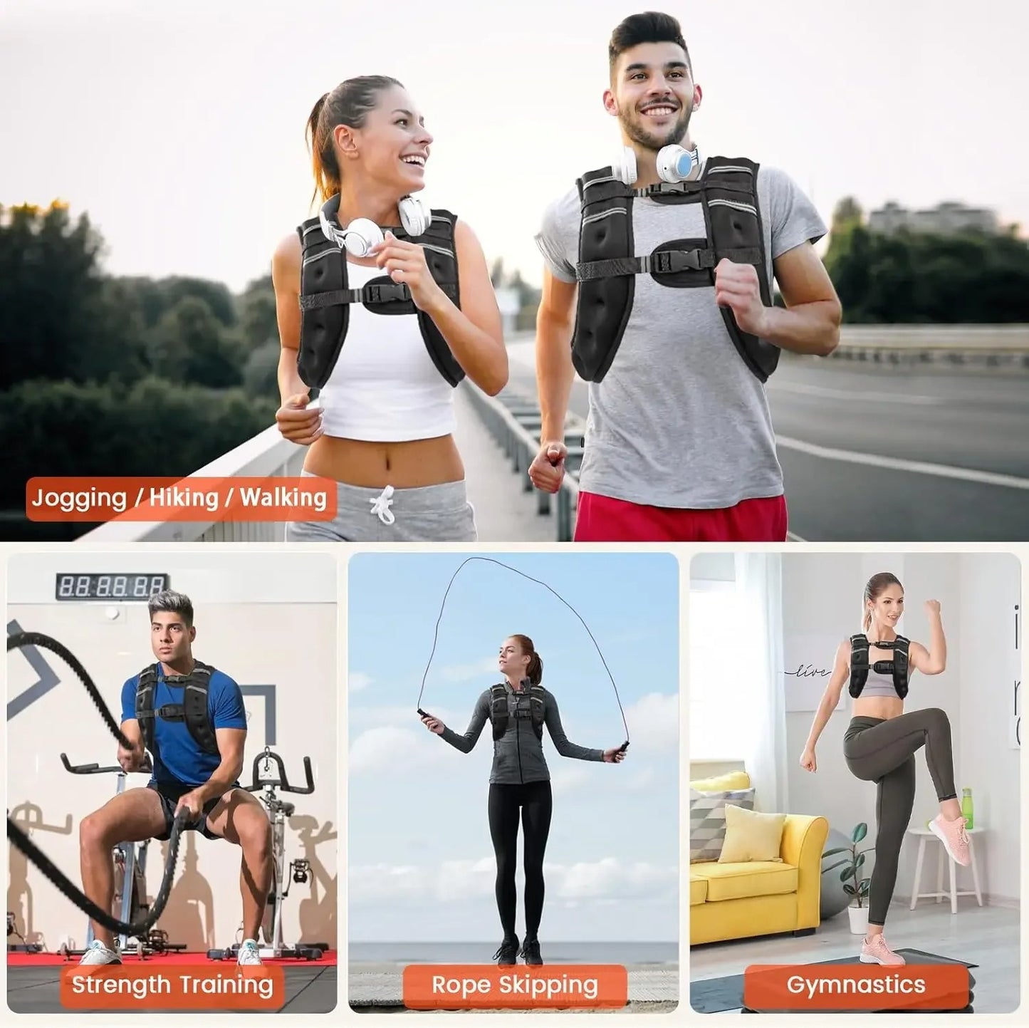 Weighted Vest - 8lbs-20lbs