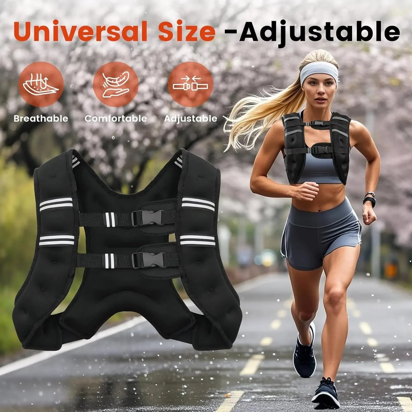 Weighted Vest - 8lbs-20lbs
