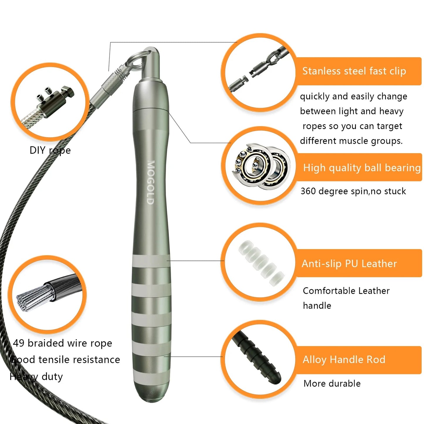 MOGOLD Skipping Rope