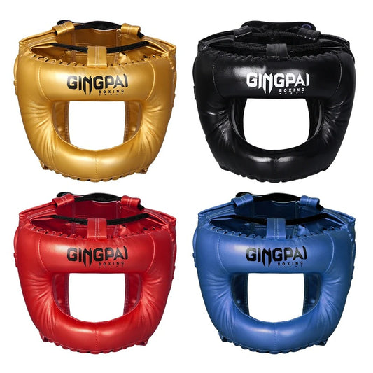 GINGPAI Head Guard: Boxing, Mauy Thai, Kickboxing, MMA + More